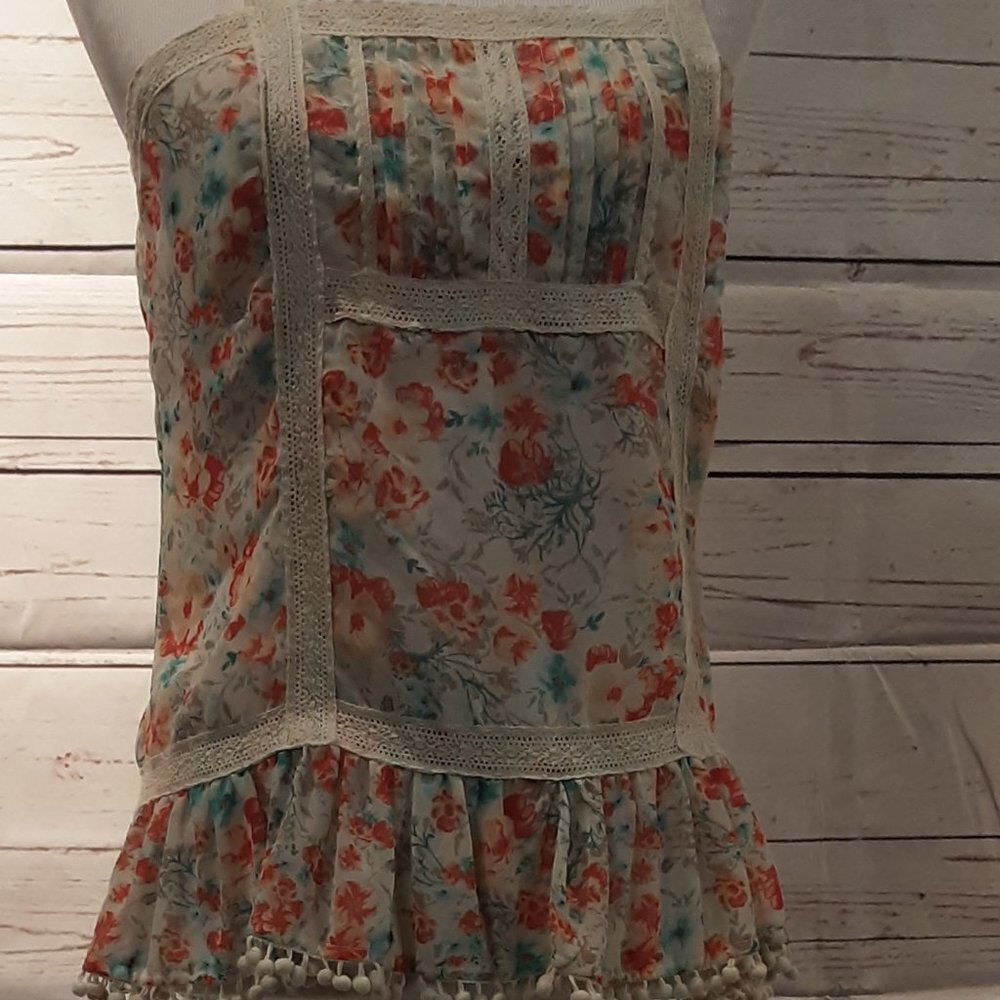 American Rag Boho Tank Top SZ SM